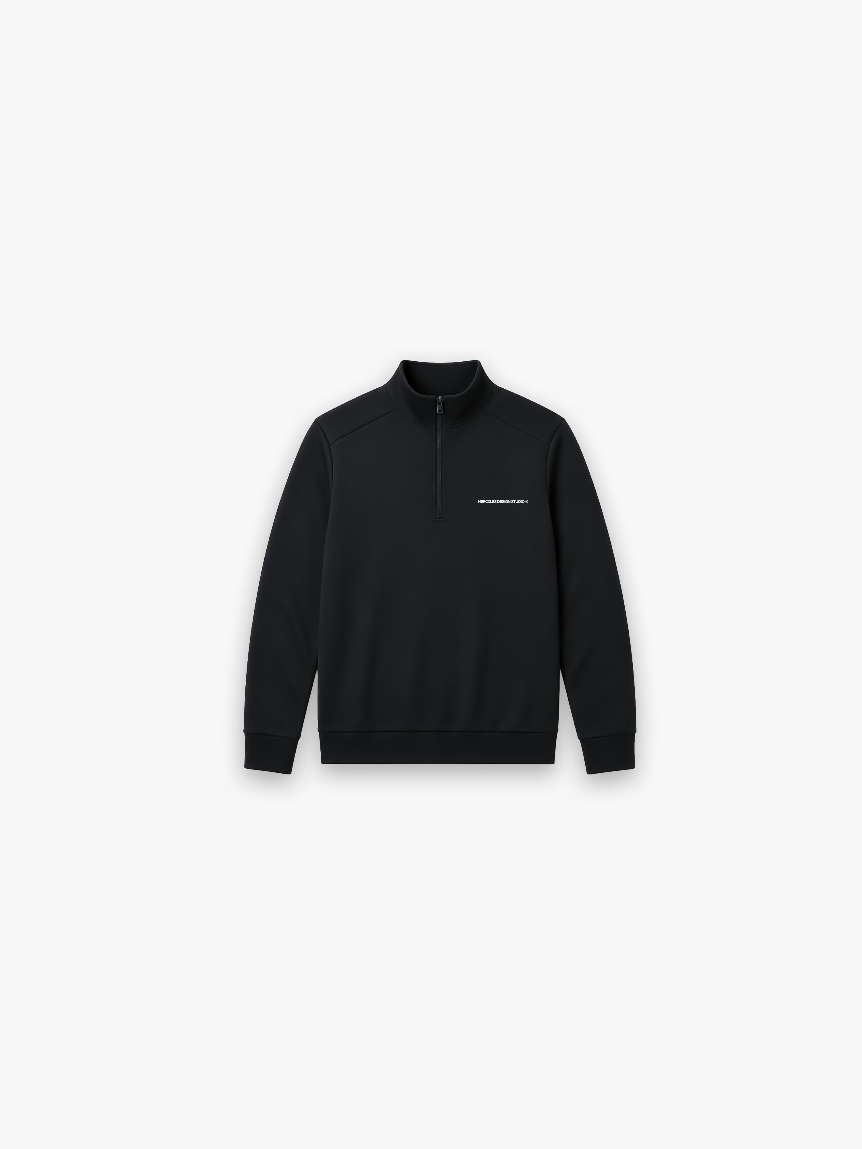 HERCXLES 2026: Studios Quarter Zip Sweatshirt - Black front